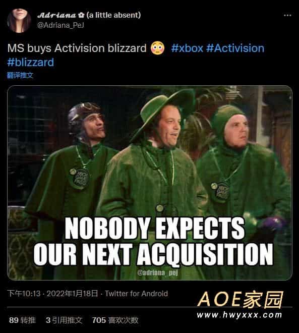 外国网友微软动视收购梗图合集 索尼：我只有蜘蛛侠了