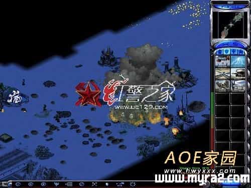 红警2闪电风暴一次性解决对方主基地绝招