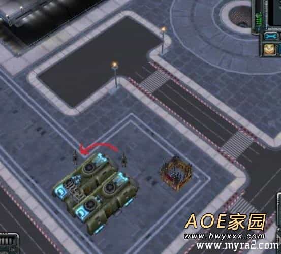 红警3 兵营伏击