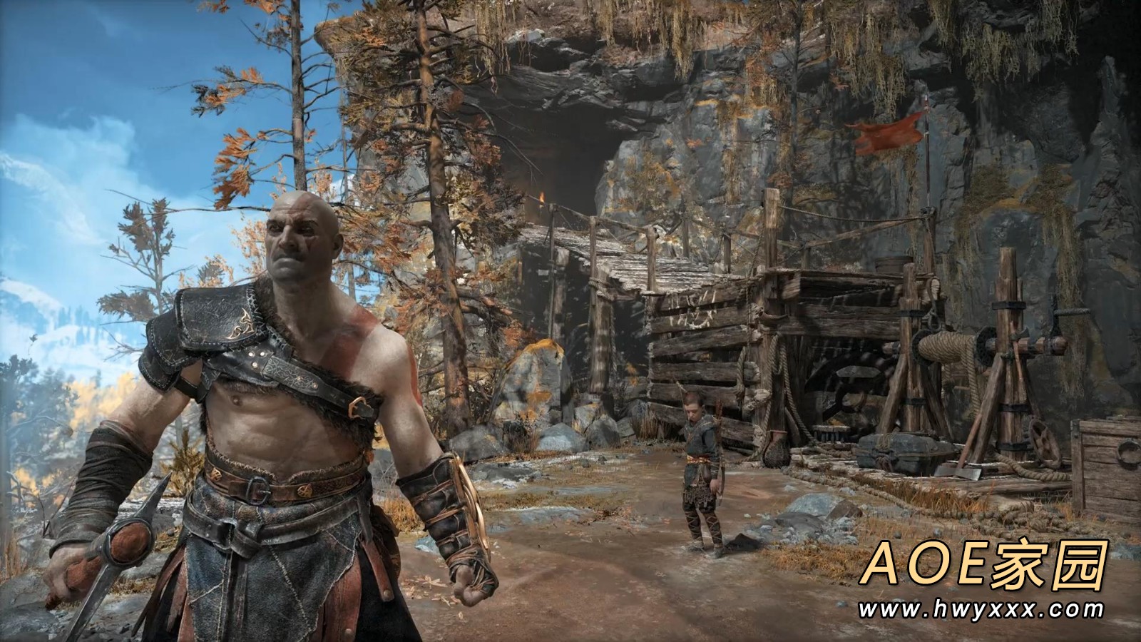 《战神4》PC版Mod去掉奎爷胡子 老父亲更加霸气