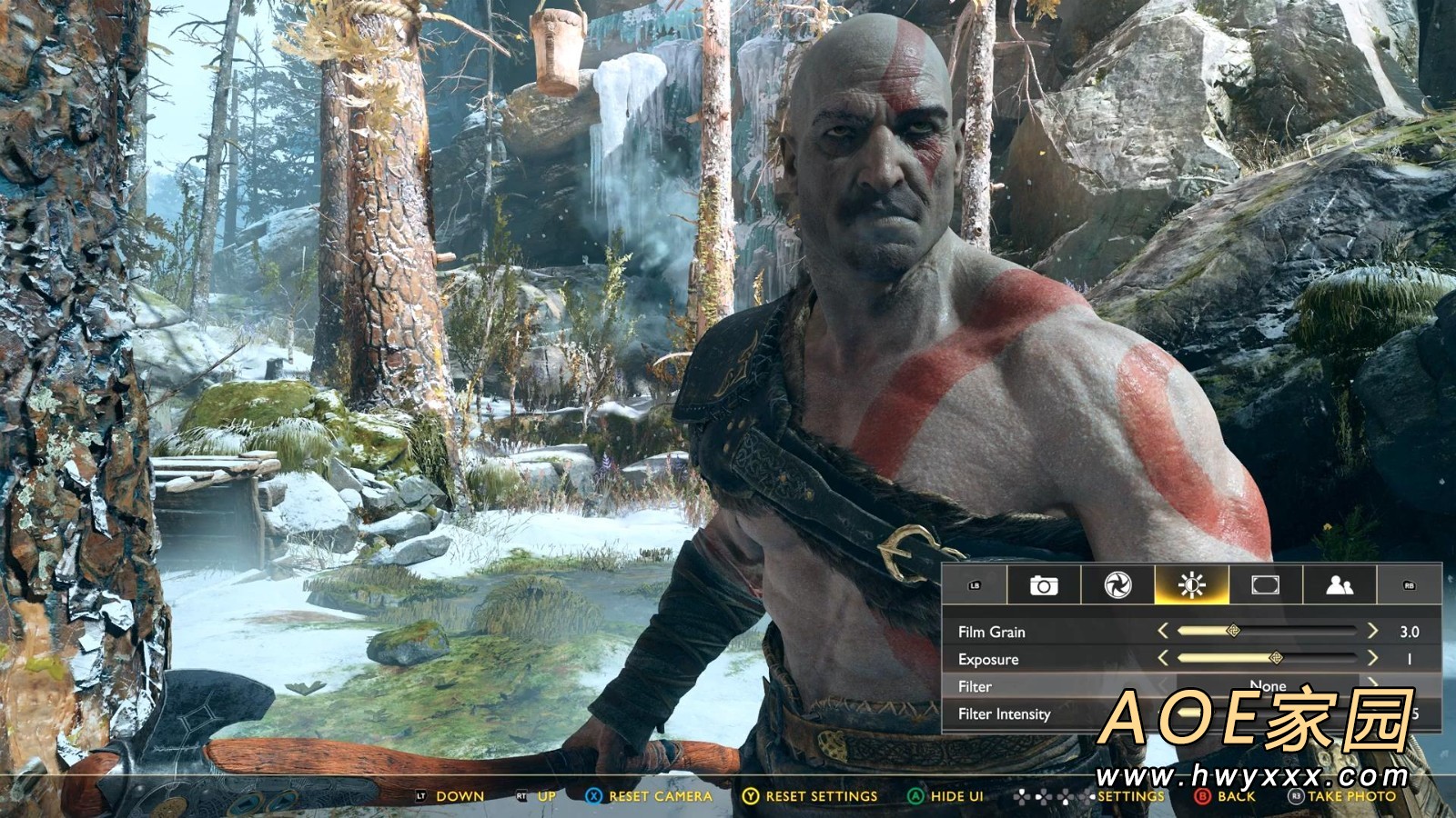 《战神4》PC版Mod去掉奎爷胡子 老父亲更加霸气