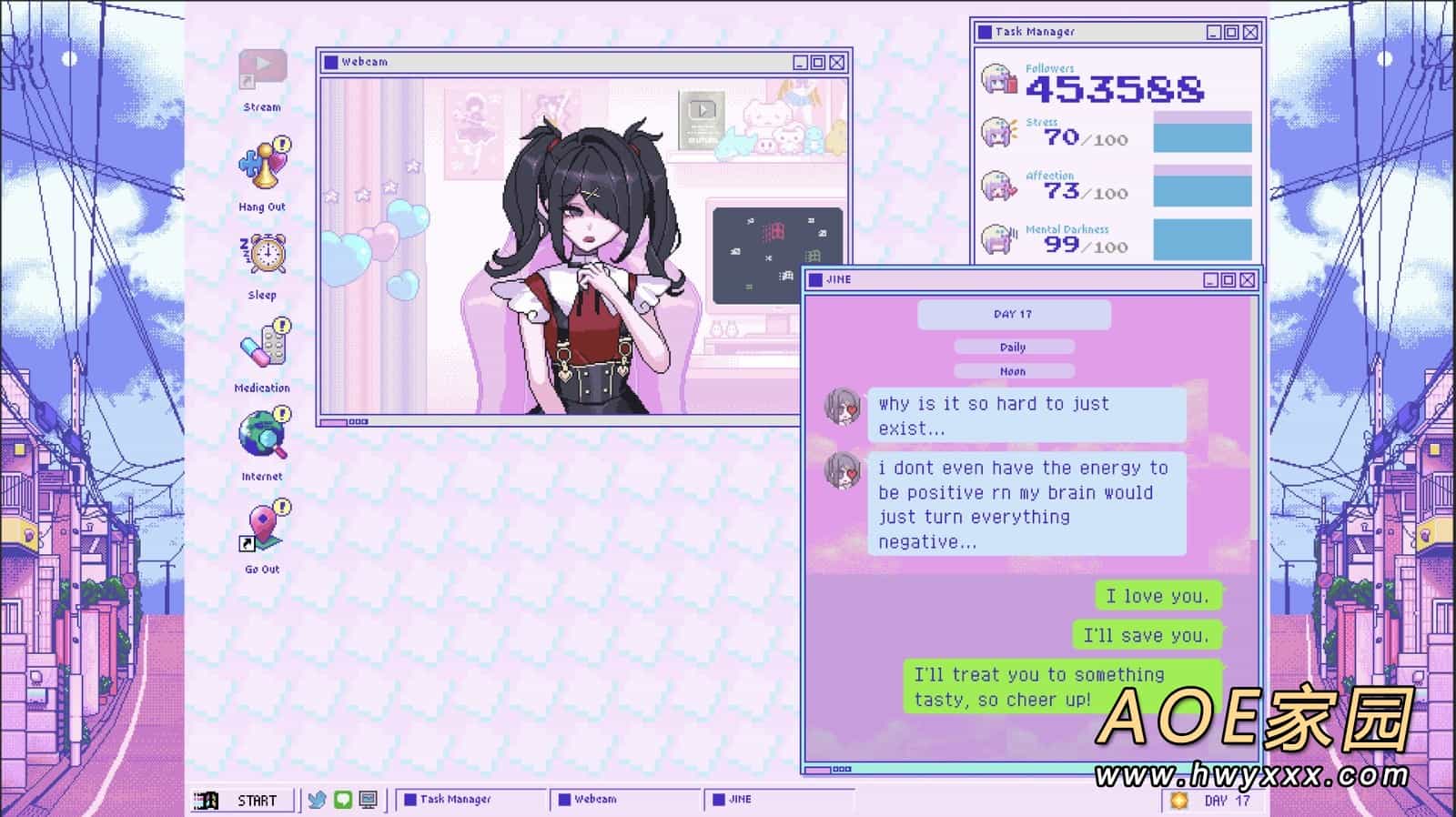 养成游戏《主播女孩重度依赖》Steam版1月21日发售