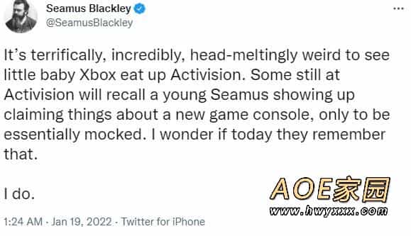 大仇得报 Xbox之父发文嘲讽嘲笑过他的动视人员