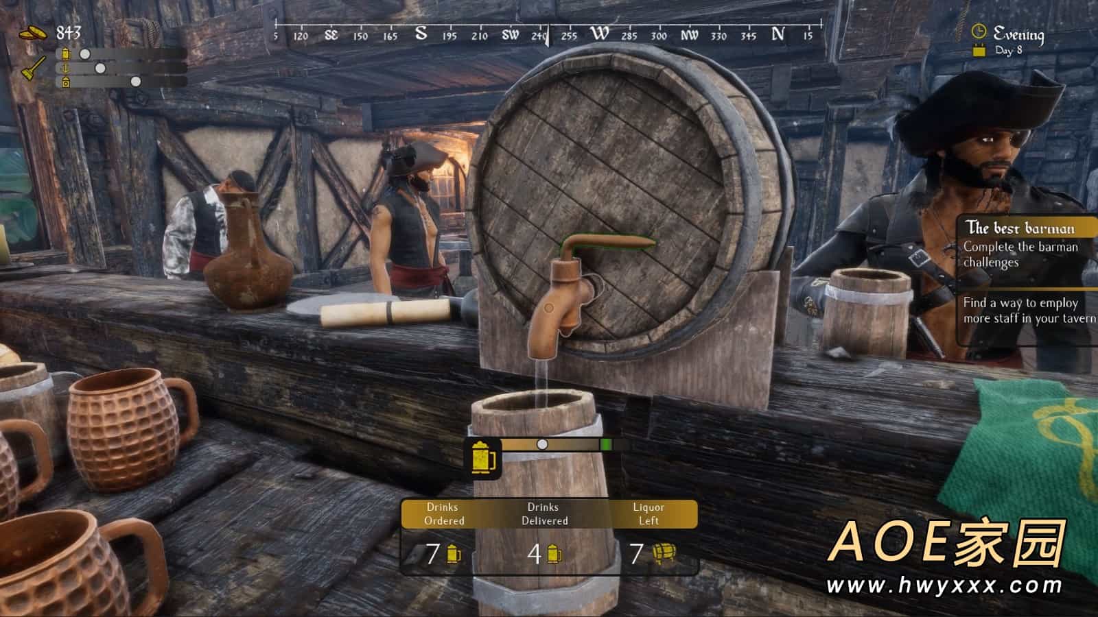 模拟经营新作《海盗巢穴》上架Steam 自带简中