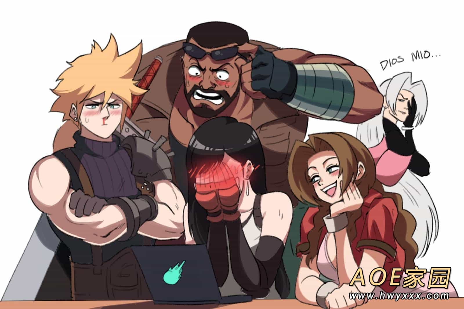 FF7成人动画乱入议会让网友疯狂二创 蒂法成意大利新女神
