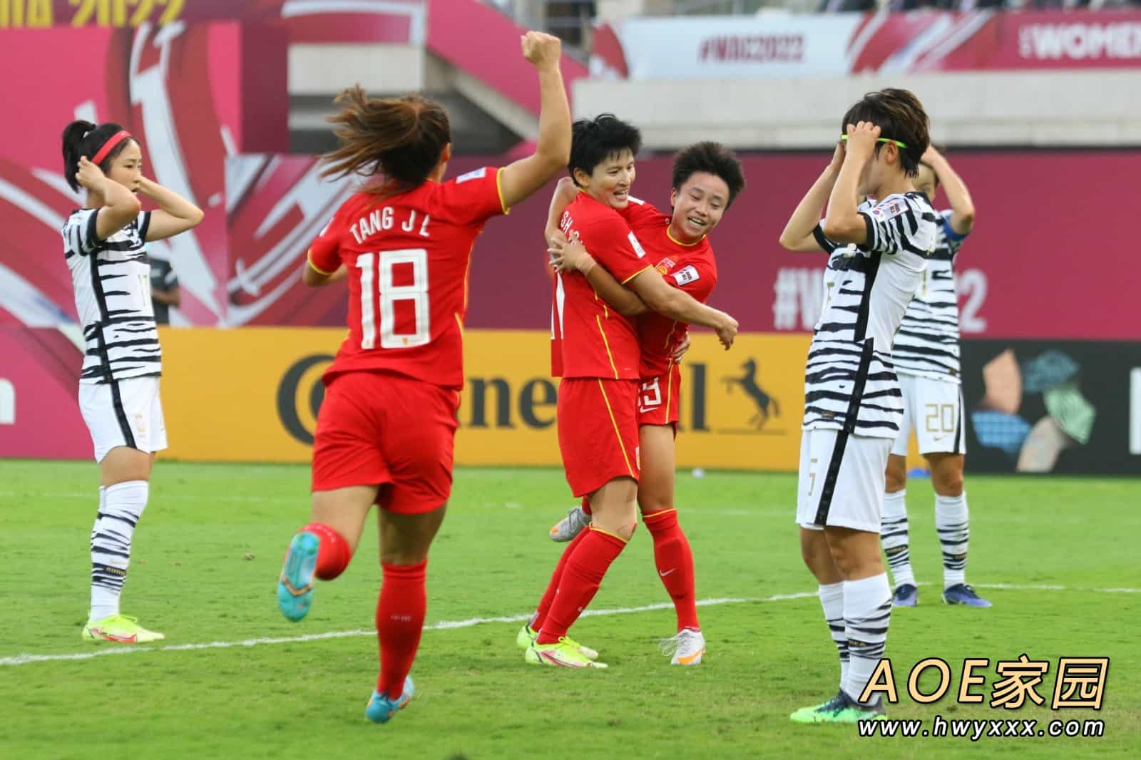 亚洲杯：中国女足3比2绝杀韩国夺冠！！！