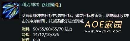 旧版LOL刀锋意志技能