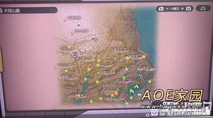 《宝可梦传说阿尔宙斯》黑夜鬼火分布图分享
