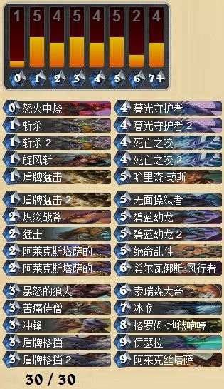 炉石传说冠军的试炼OTK龙战士卡组分享