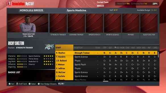 NBA 2K22MySTAFF模式怎么招募员工  MySTAFF招募和培养员工指南