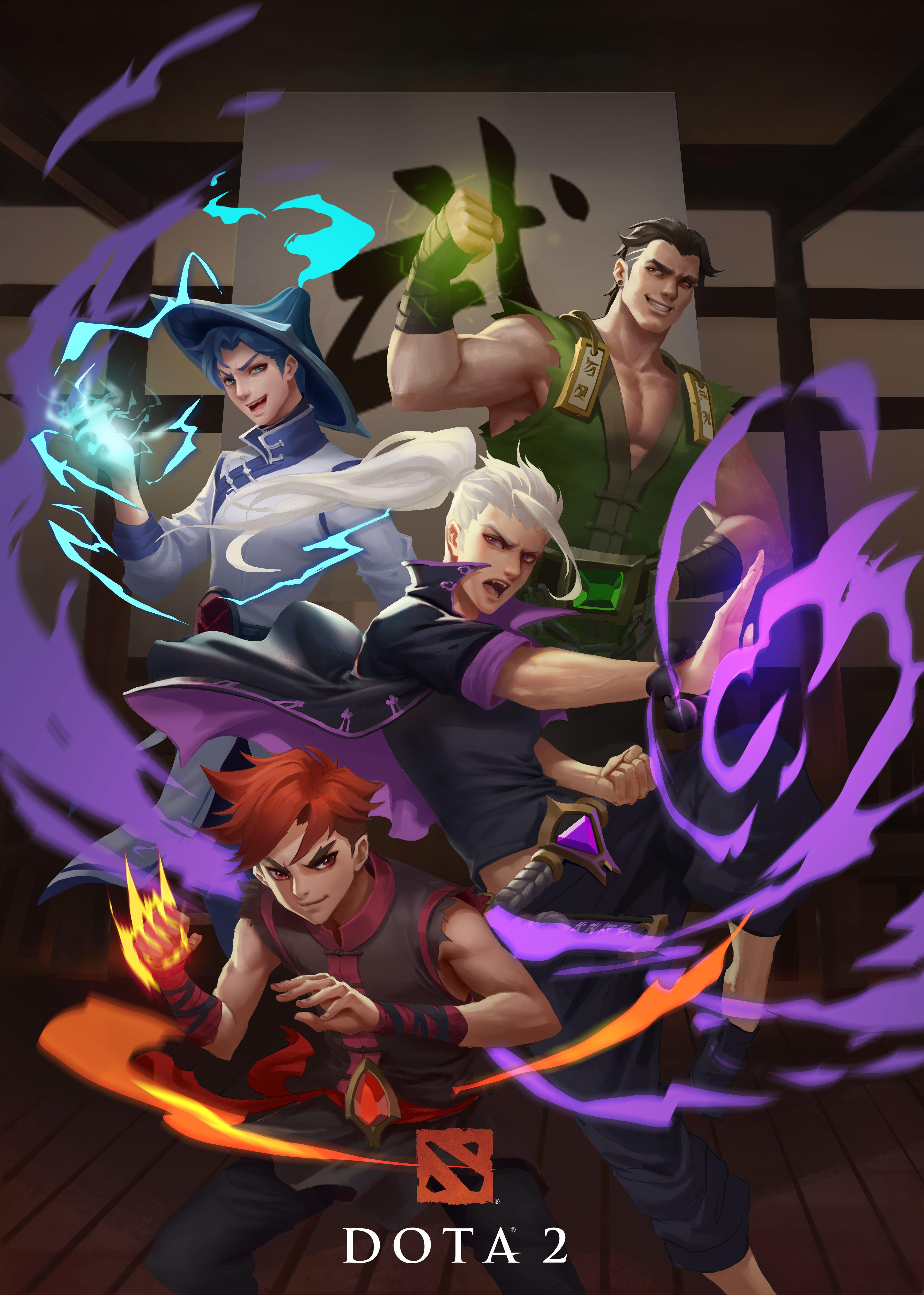 「壁纸分享」DOTA2 7.23世外之争壁纸合集