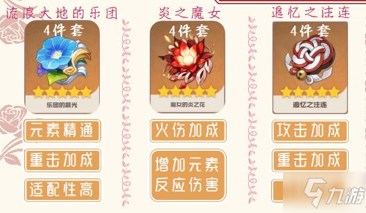 原神烟绯圣遗物怎么搭配 烟绯武器怎么搭配